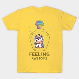 Unicorn - Feeling Awesome T-Shirt